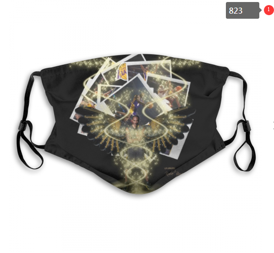 NBA Los Angeles Lakers #54 Dust mask with filter->nba dust mask->Sports Accessory